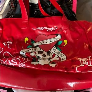 Ed Hardy large tote bag